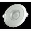 Entretenimiento Mirage Flush Mount Non-Dimming LED Down Light; White EN3209495